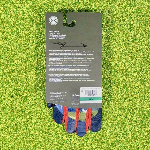 Under Armour Bryce Harper Pro Size Large Batting Gloves USA Limited Edition - Picture 4 of 5